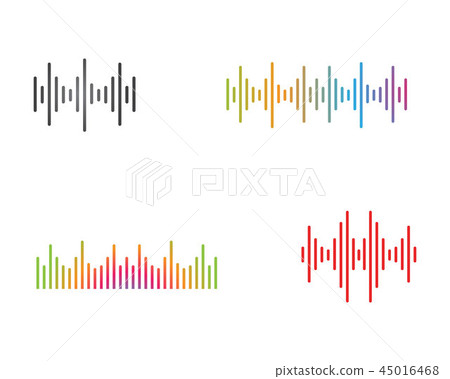sound wave illustration 45016468