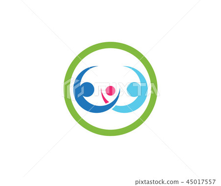 Adoption and community care Logo template 45017557