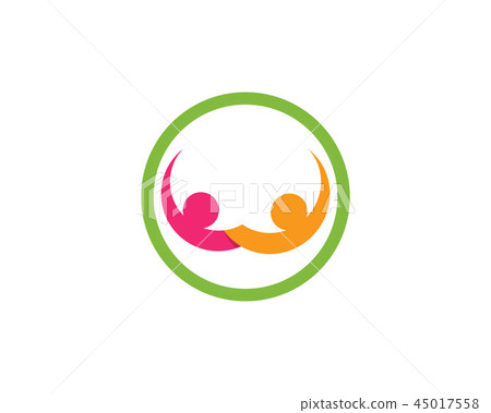 Adoption and community care Logo template  45017558