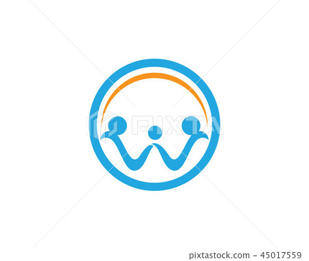 Adoption and community care Logo template 45017559