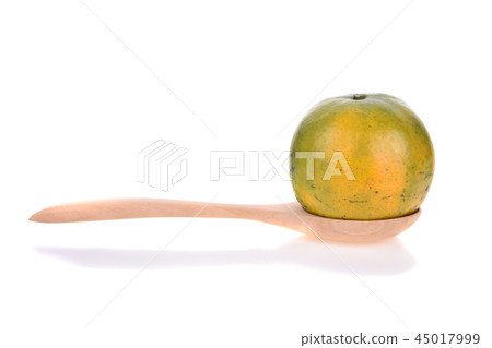 Orange fruit isolated on white background 45017999