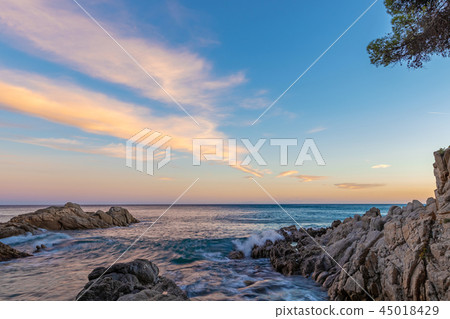 Beautiful blue ocean picture 45018429