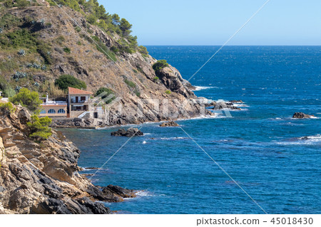 Beautiful blue ocean picture  45018430