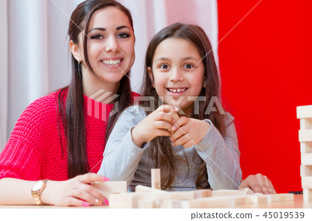 Happy mother and daughter Happy mother and daughter 45019539