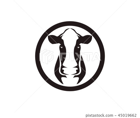Cow head symbols and logo vector template - Stock Illustration ...