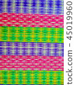 Colorful pattern on the papyrus mat 45019960