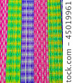 Colorful pattern on the papyrus mat 45019961
