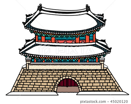 Winter, snowing in the snow 45020120