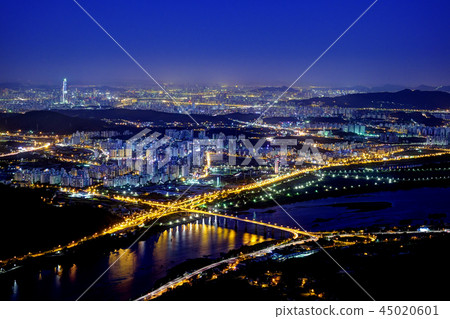 Hanam Night View from Yeonbin Mountain Hanam Night View from Yeonbin Mountain 45020601