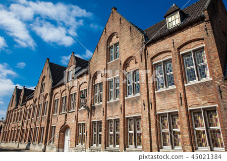 Traditional architecture of the historical Bruges 45021384