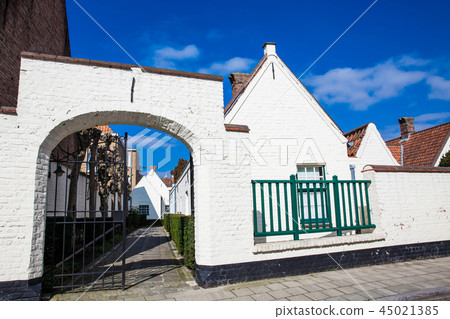 Traditional architecture of the historical Bruges 45021385