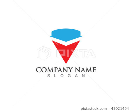 Security guard logo design vector shield template - Stock Illustration ...