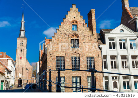 Bruges and the antique St Anne Church Bruges and the antique St Anne Church 45021619