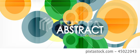 Circle composition abstract background Circle composition abstract background 45022043