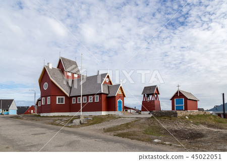 Church in Qeqertarsuaq, Greenland Church in Qeqertarsuaq, Greenland 45022051