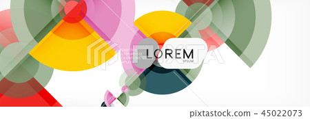 Abstract background bright circles geometric... - Stock Illustration ...