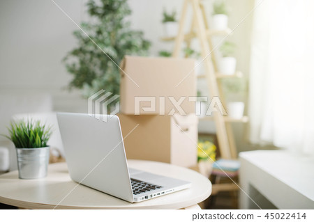 home office workplace with laptop home office workplace with laptop 45022414