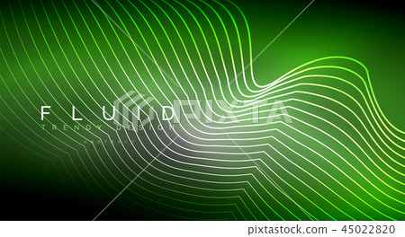 Digital flowing wave particles abstract background - Stock Illustration ...