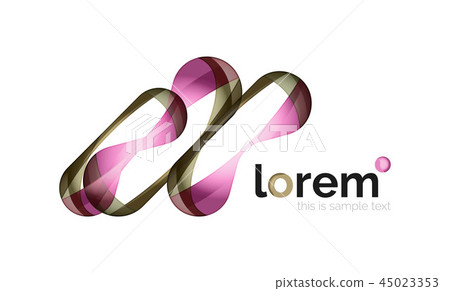 Abstract geometric business icon 45023353