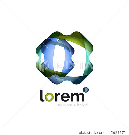 Logo, abstract geometric icon Logo, abstract geometric icon 45023371