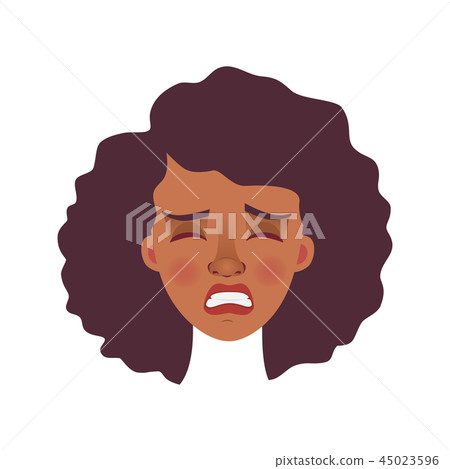 face of African woman 45023596