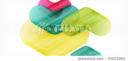 Colorful glossy arrows abstract background 45023904