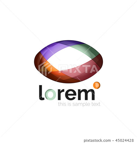 Abstract geometric business icon Abstract geometric business icon 45024428