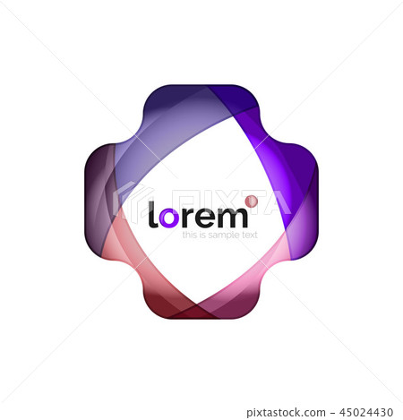 Logo, abstract geometric icon Logo, abstract geometric icon 45024430