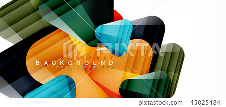 Geometric abstract background, triangles Geometric abstract background, triangles 45025484