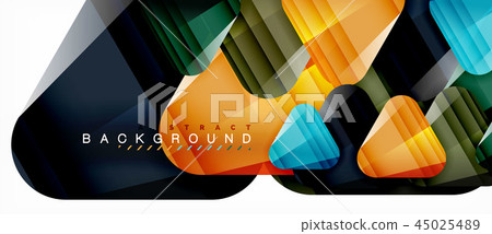 Geometric abstract background, triangles Geometric abstract background, triangles 45025489