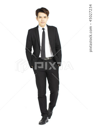 Full body of young handsome business man Full body of young handsome business man 45027234