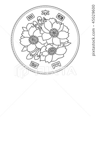 Japanese yen hundred yen coin wire table Japanese yen hundred yen coin wire table 45029600