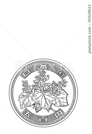 日元五百日元硬幣線表 45029622