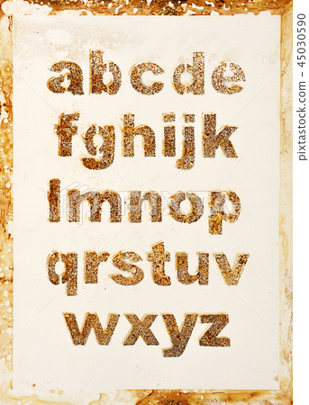 Alphabet English letters background material Alphabet English letters background material 45030590