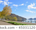 Lake Shikotsu autumn 45031120