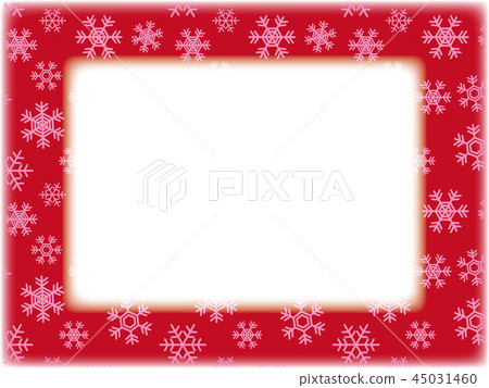 Snow crystal frame - Stock Illustration [45031460] - PIXTA