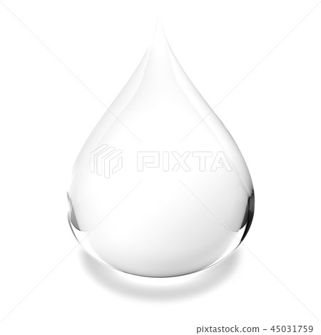 透明水滴 水滴例證 水下落 純淨的水 插圖素材 圖庫