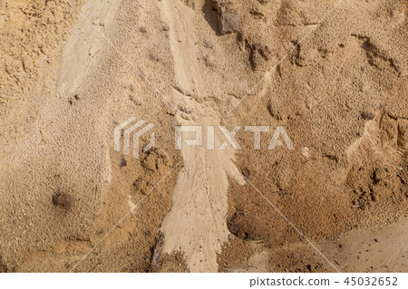 Sand texture after rain Sand texture after rain 45032652
