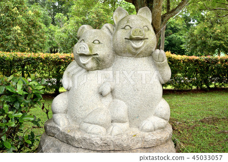 sculpture representing a chinese zodiacal sign sculpture representing a chinese zodiacal sign 45033057