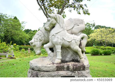 sculpture representing a chinese zodiacal sign sculpture representing a chinese zodiacal sign 45033069