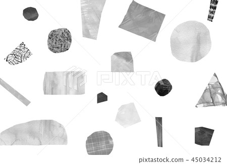 Background material Collage Watercolor texture 45034212