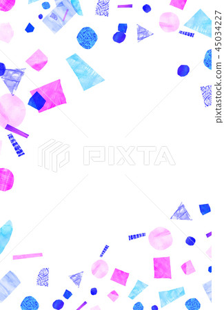 Background material Collage Watercolor texture Background material Collage Watercolor texture 45034227