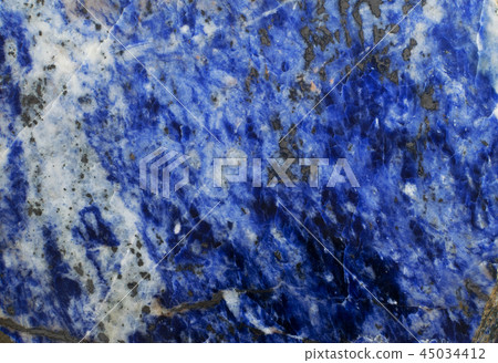 Macro Photo of Raw Mineral Sodalite Gemstone  45034412
