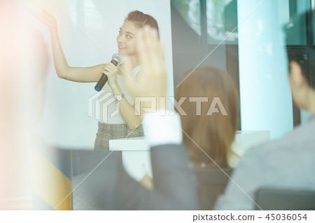 Business Woman Seminar 45036054