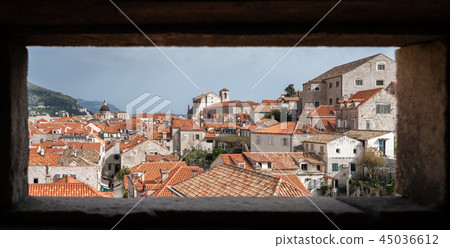 Panorama of Dubrovnik Old Town 45036612