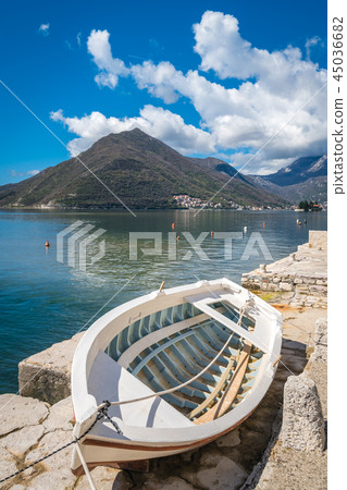Small fishing boat in Perast Small fishing boat in Perast 45036682