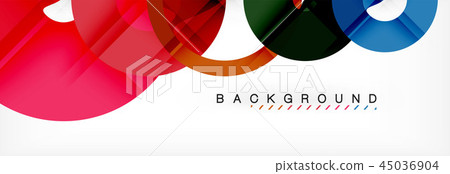 Geomtric modern backgrounds, rings abstract template 45036904