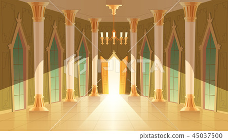 castle hall, interior of royal ballroom 45037500
