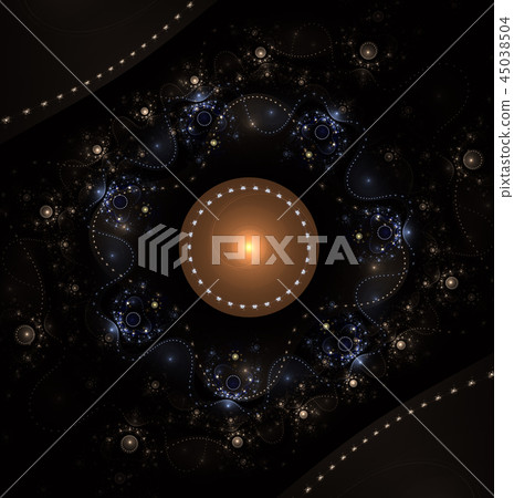 Fractal jewelry - abstract computer generated Fractal jewelry - abstract computer generated 45038504