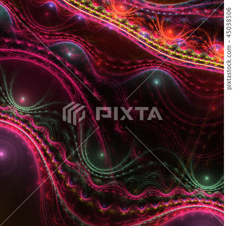 Fractal jewelry - abstract computer generated art 45038506